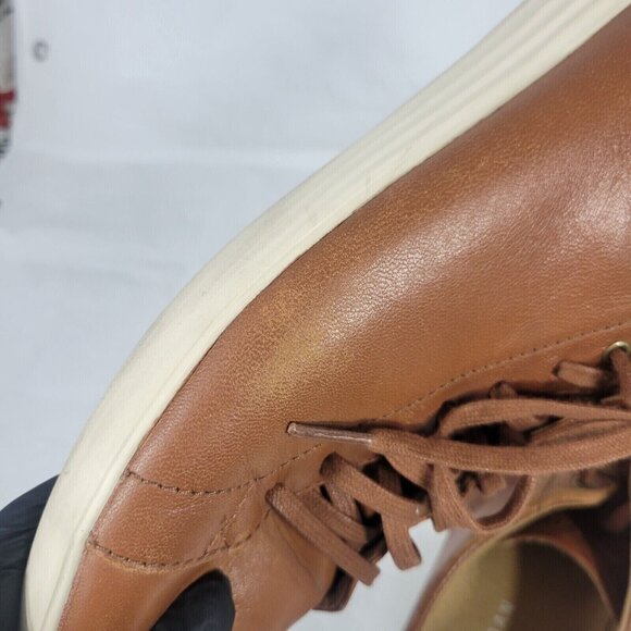 Cole Haan Grand OS Leather Sneakers Men Size 11 Lace Up Low Top Brown Casual - Picture 12 of 13
